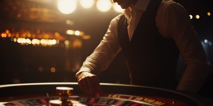 Live dealer calling numbers during Angka Ikut draw