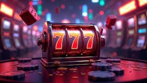 Casino Hold'em mobile interface showing dealer and player cards