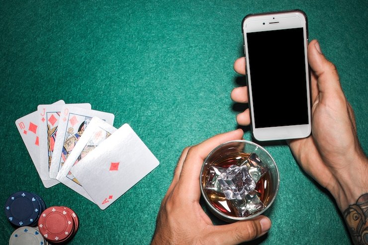 Stake controls and coin selection interface Wolf Gold stake adjustment controls on mobile screen